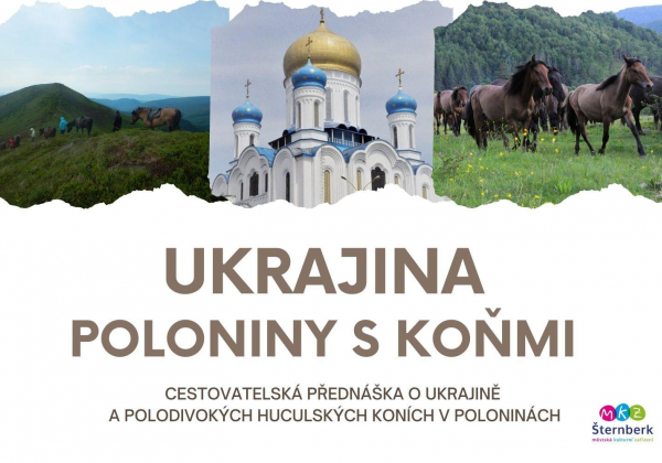 Ukrajina - Poloniny s koňmi